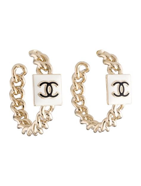 chanel hoop earring|Chanel earrings price euro.